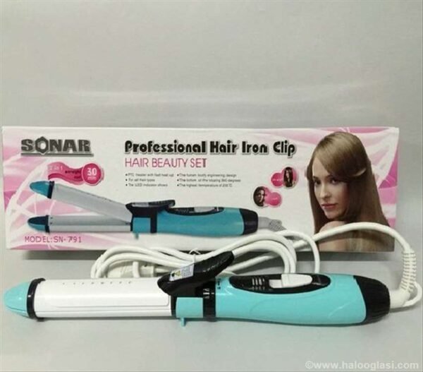 Sonar Fer à Lisser Professionnel Waterproof 100W avec Peigne Offert