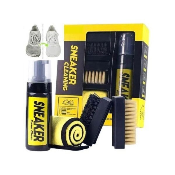 Sneaker Cleaning Kit – Nettoyant Chaussures Cuir, Daim, Nubuck et Tissu